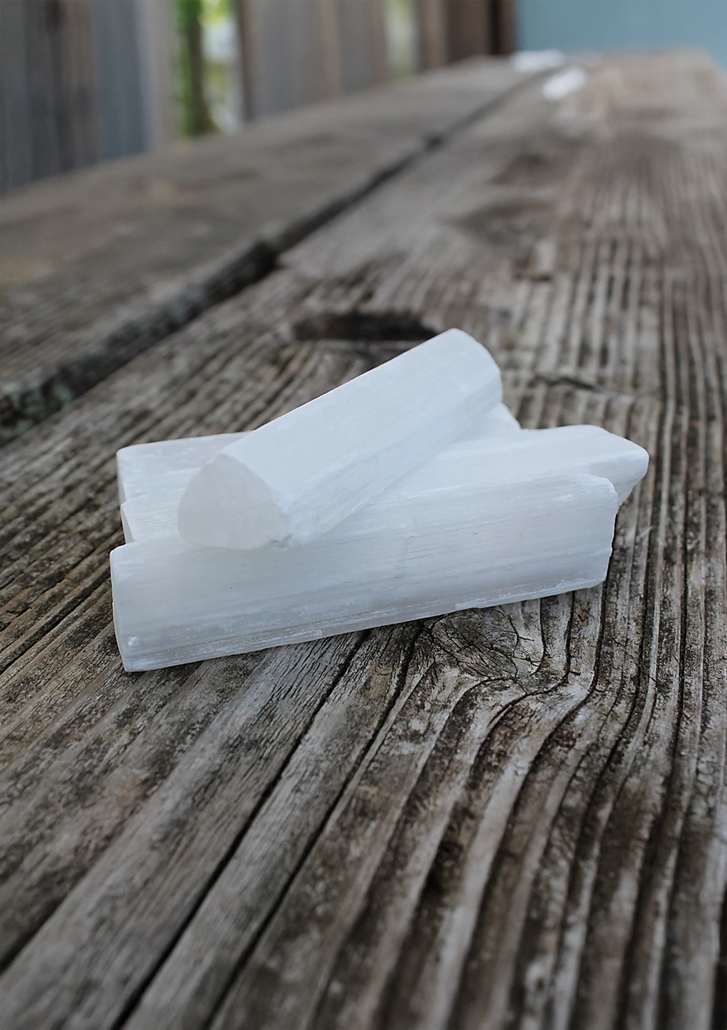 Selenite Grezza a Bastoncino