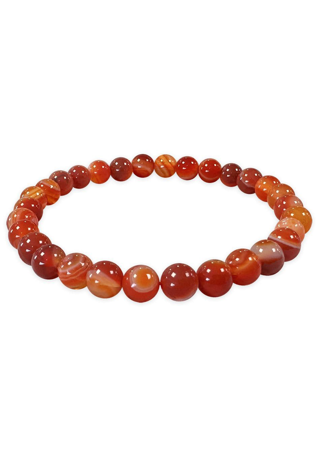 Braccialetto in Agata Rossa