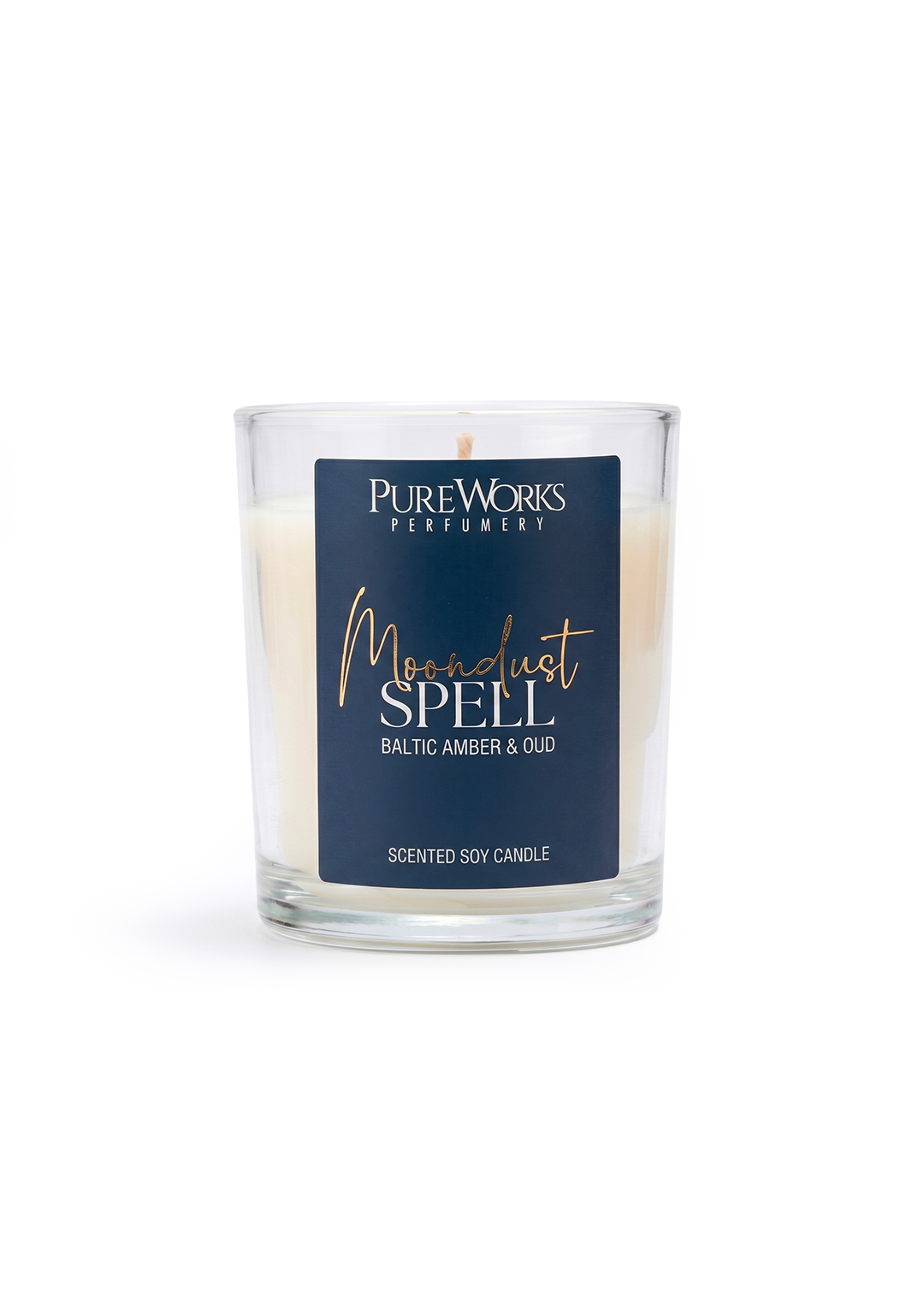 Candela profumata "Moondust Spell" - Ambra Baltica e Oud
