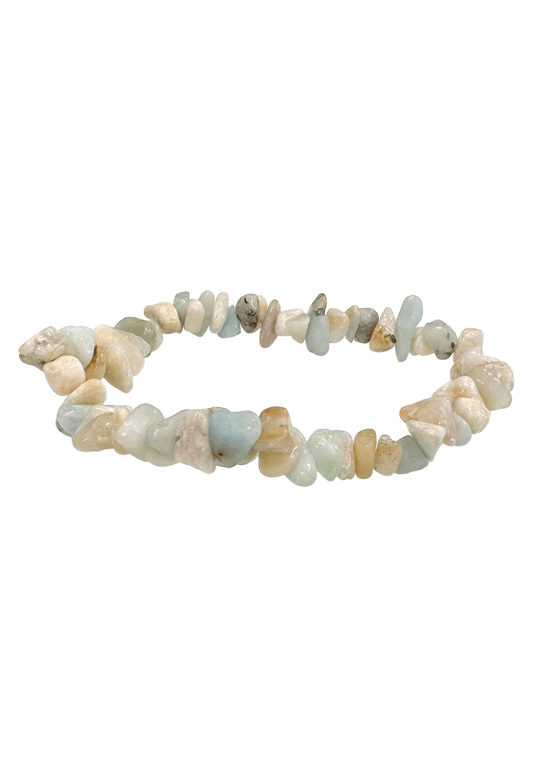 Braccialetto Chips in Amazzonite Multicolore