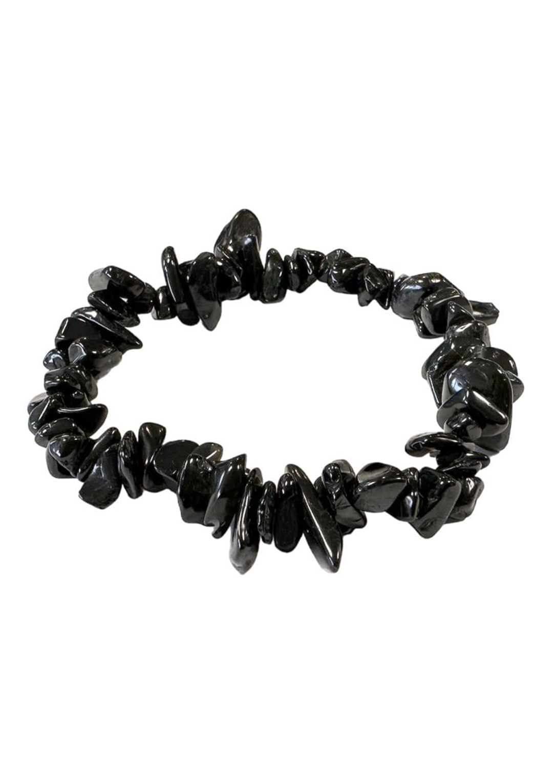 Braccialetto Chips in Tormalina Nera