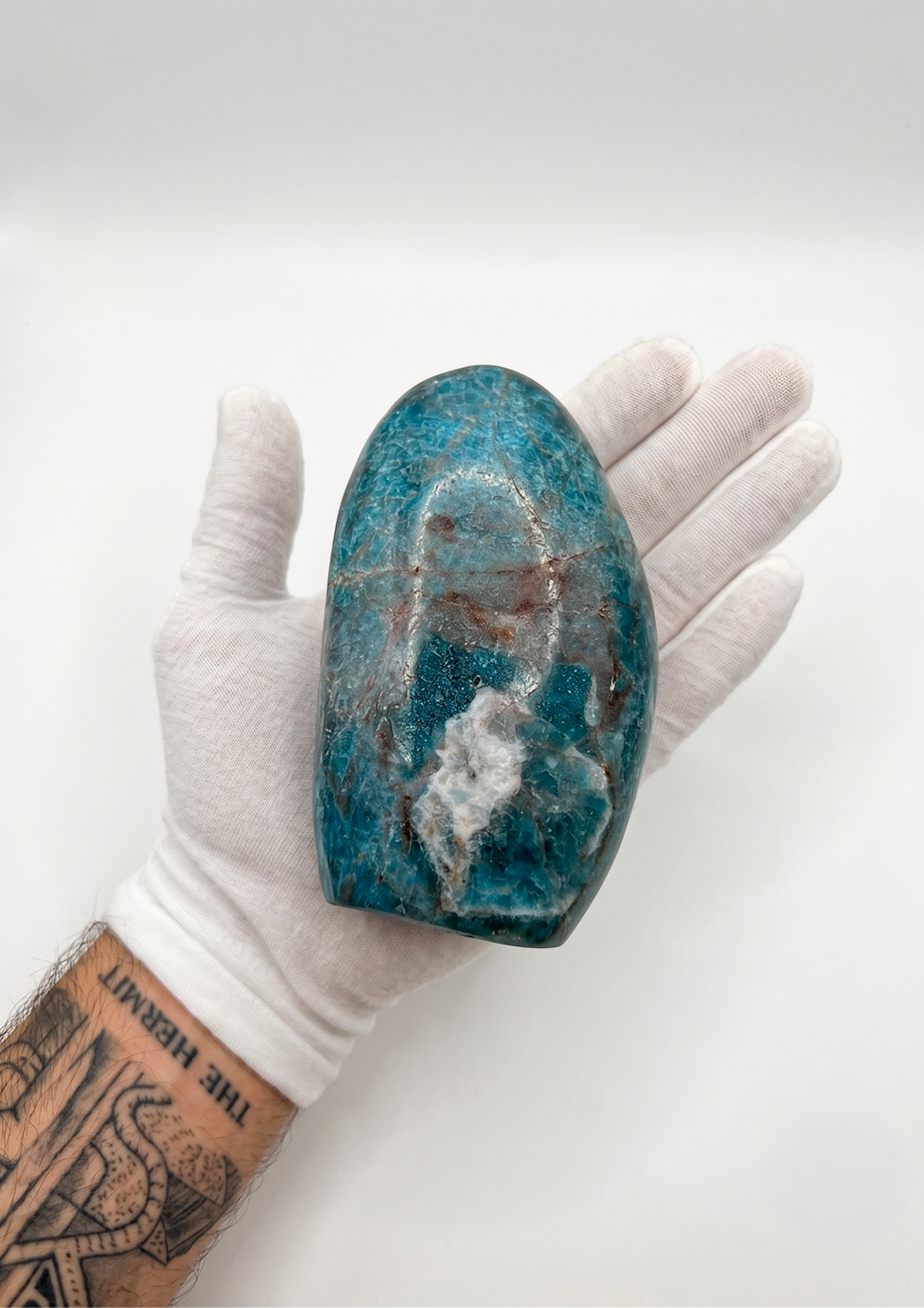 Apatite Blu a forma libera N.0009