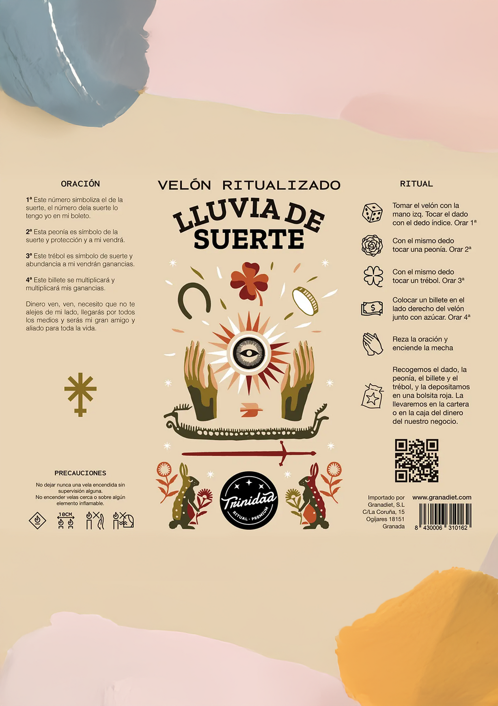 Velón "Pioggia di Fortuna" - Attrazione fortuna e abbondanza