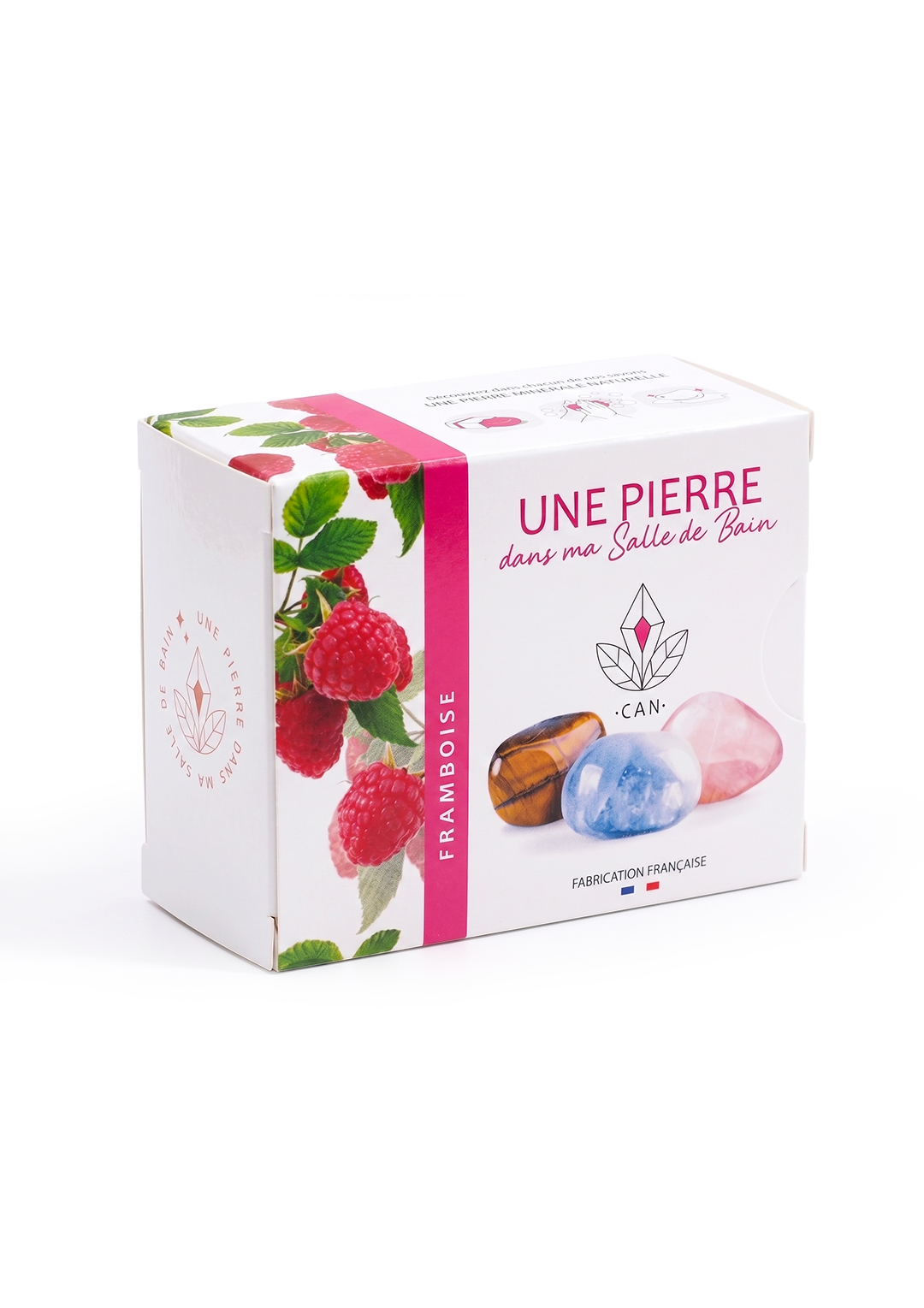 Sapone Naturale al Lampone con Cristallo a Sorpresa