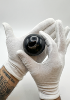 Sfera di Agata Nera cristallizzata N°0006